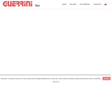 Tablet Screenshot of guerrinispa.it